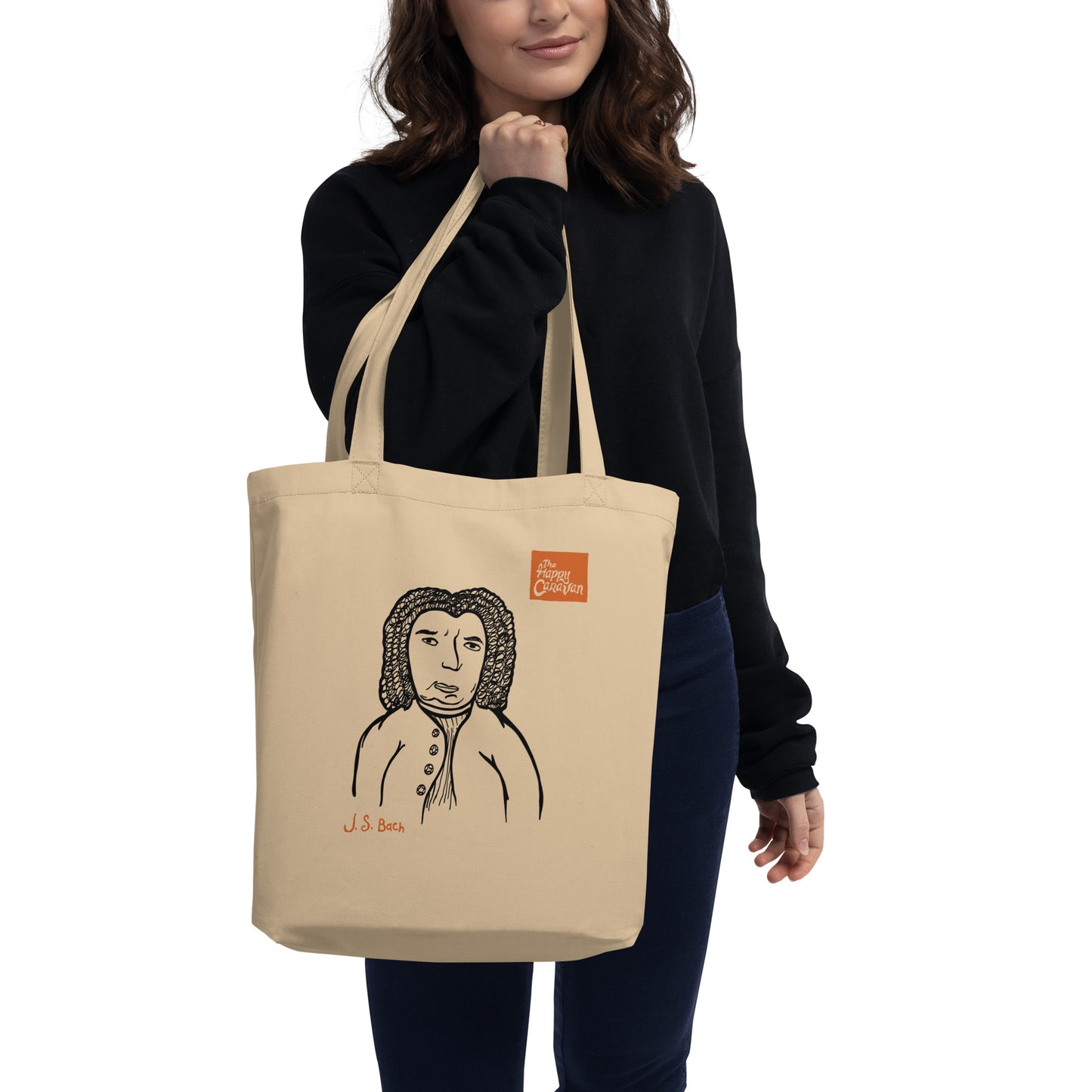 J.S. Bach Tote Bag w/Gussets