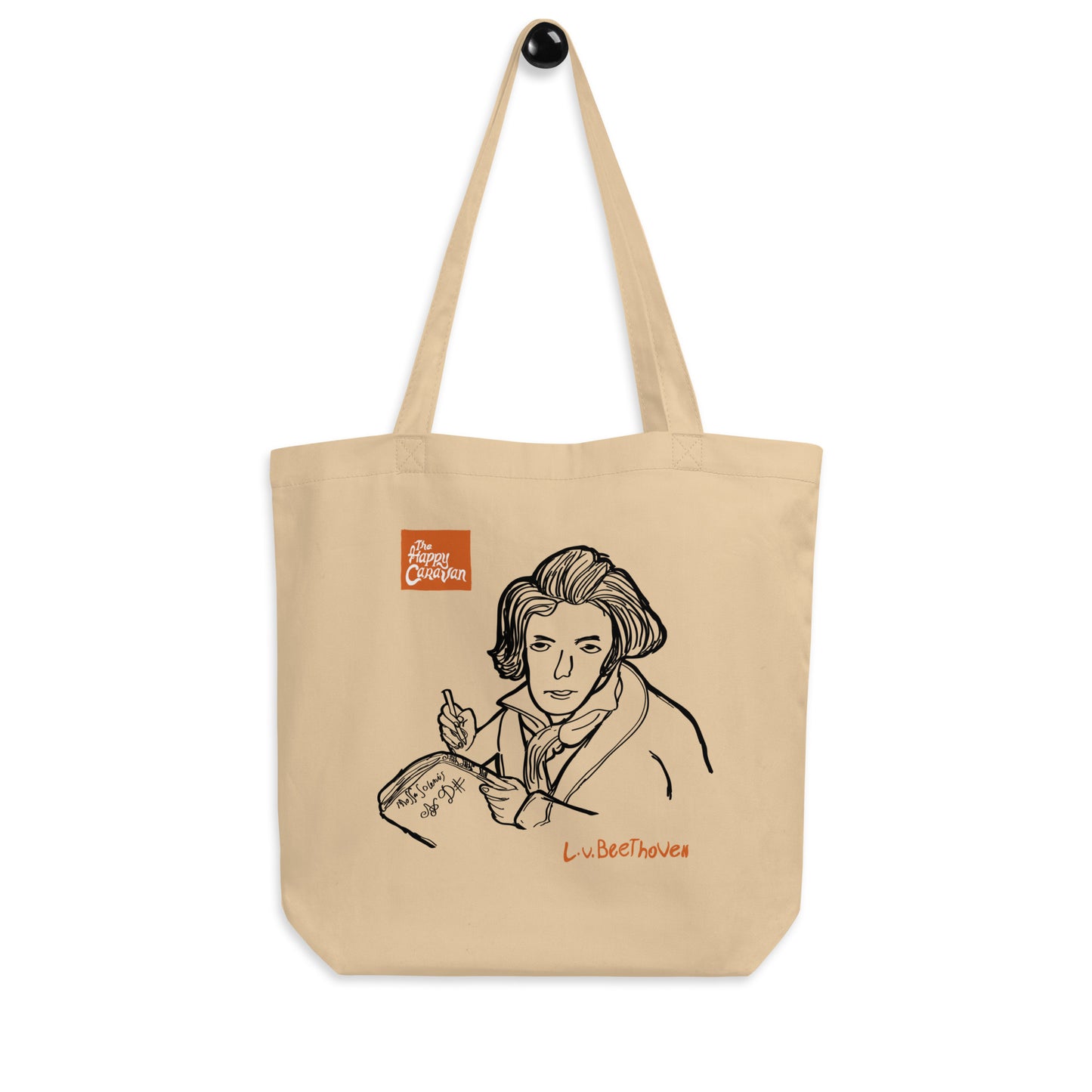 L.V. Beethoven Tote Bag w/Gussets