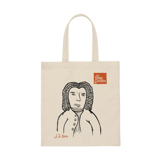 JS Bach Canvas Tote Bag