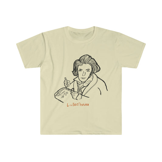 L.V. Beethoven  Quote Tee