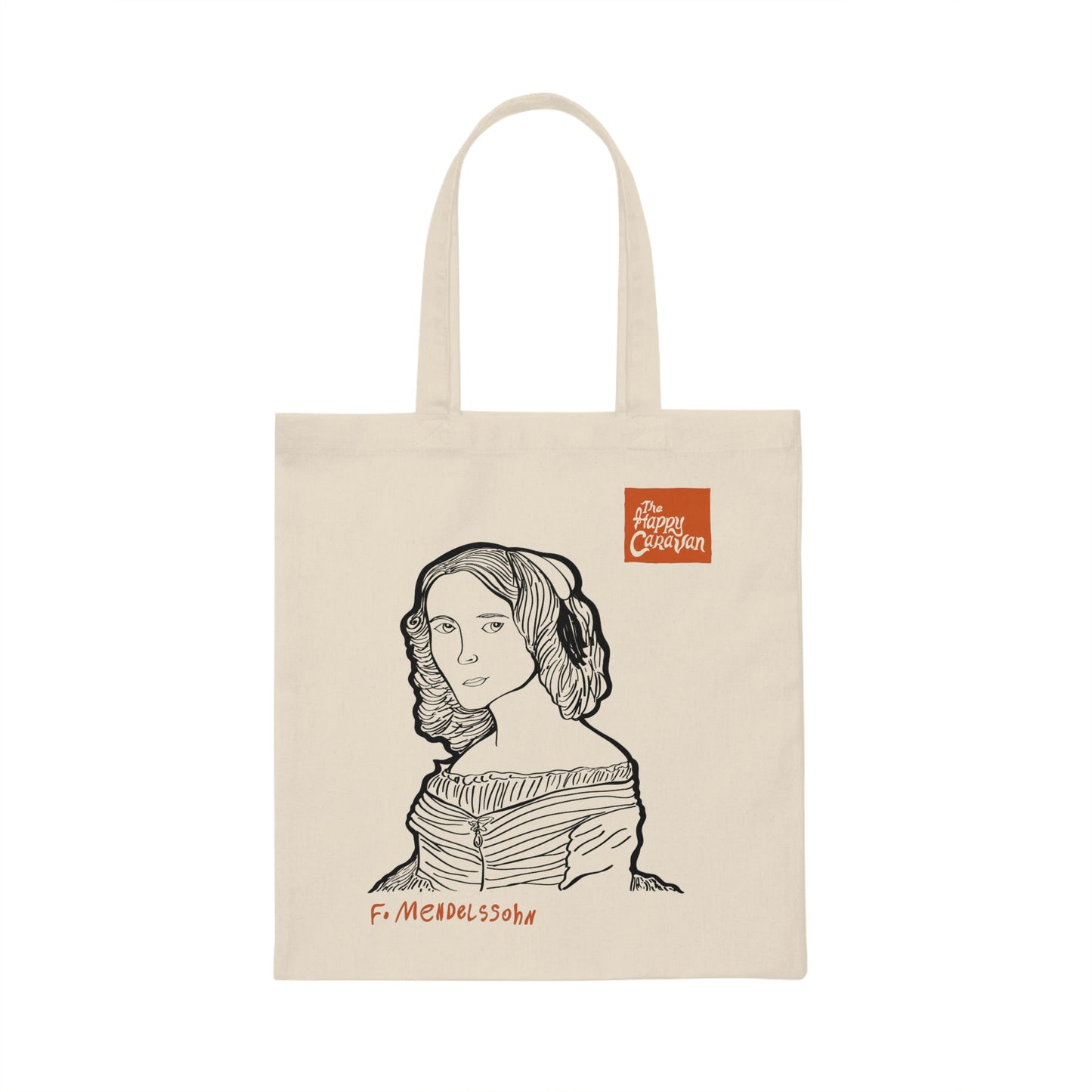 F Mendelssohn Canvas Tote Bag