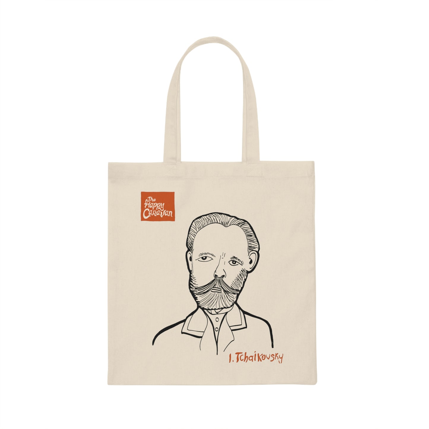 PI Tchaikovsky Canvas Tote Bag